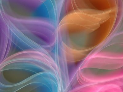 Abstract image of light trails suggesting fluid, graceful movement.